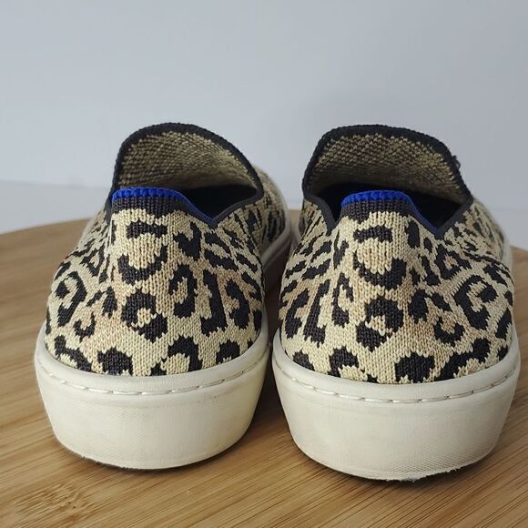 Rothy's Slip on Sneakers Animal Cheetah Print Women's Size 6 - Picture 5 of 10